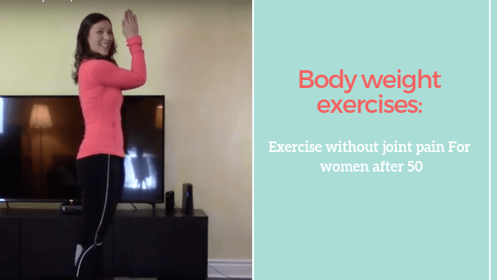 weight exercises: Exercise without joint pain For women after 50