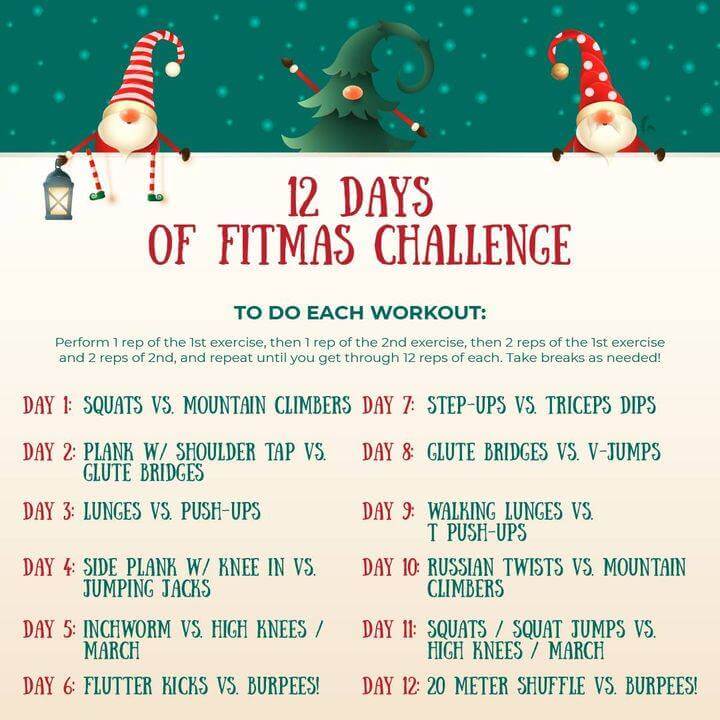 This one's for my fitness babes. Day 3 of my 12 days of holiday